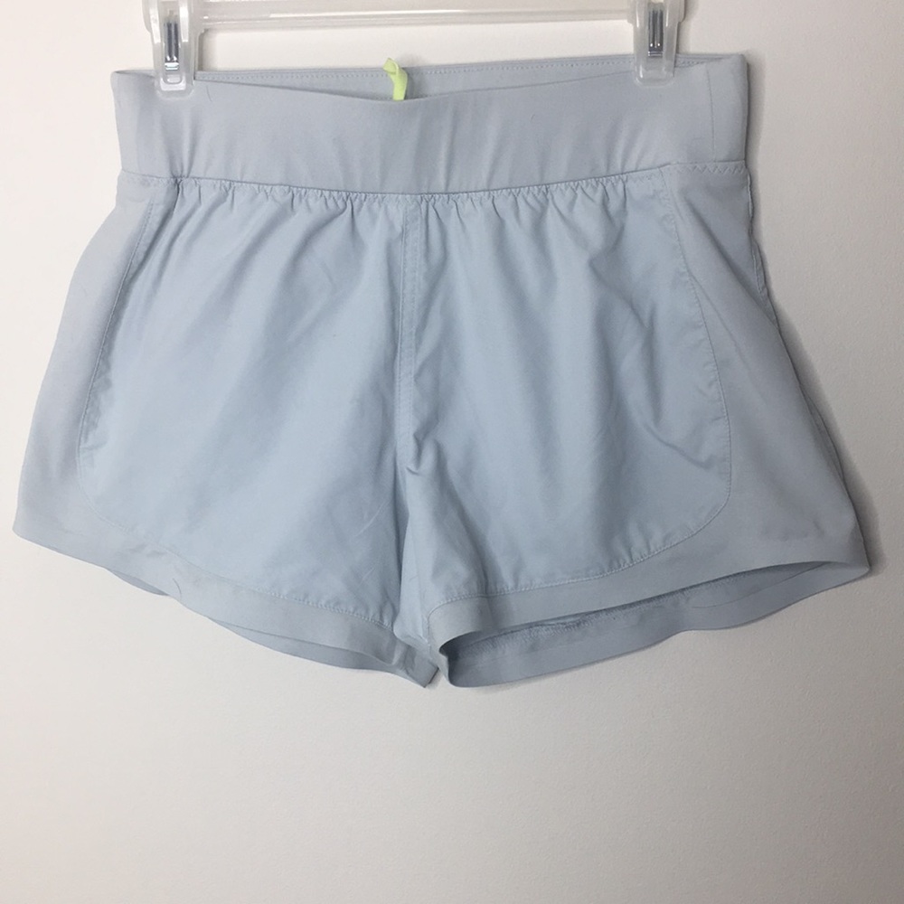 Athleta light blue shorts with back pocket (small)